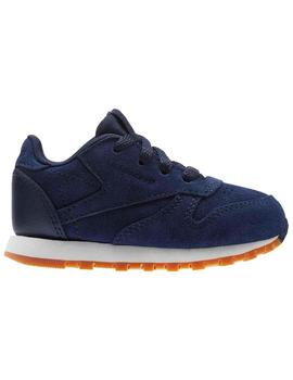 Zapatilla para bebé Reebok Classic Leather SG Marino