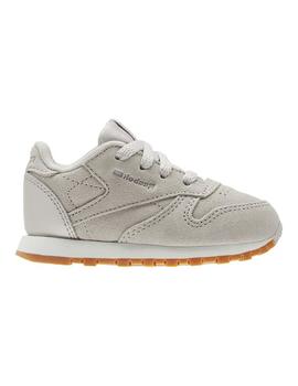 Zapatilla Reebok para bebé Classic Leather SG gris