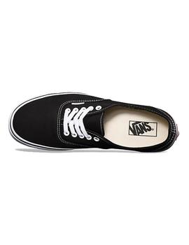 ZAPATILLA NEGRA UNISEX VANS AUTHENTIC NEGRO BLANCO