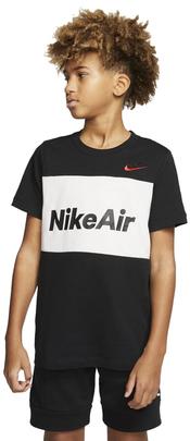 CAMISETA NIKE AIR NEGRA Y BLANCA PARA NIÑO/A