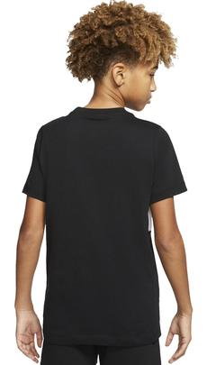 CAMISETA NIKE AIR NEGRA Y BLANCA PARA NIÑO/A