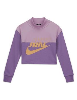 Sudadera NIKE G NSW GX FT CROP CREW