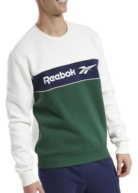 Sudadera REEBOK CL F LINEAR CREW para hombre