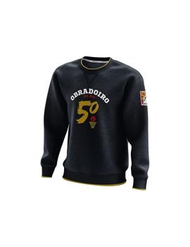 SUDADERA OBRADOIRO 50 ANIVERSARIO CUELLO REDONDO