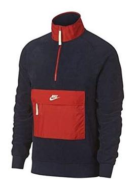 SUDADERA NIKE SPORTSWEAR OBSIDIAN/HABANERO PARA ADULTO