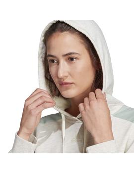 SUDADERA ADIDAS MUJER CB LIN HD BEIGE