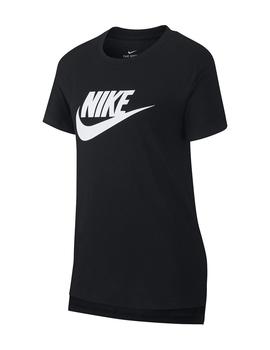 CAMISETA NIKE SPORTSWEAR NEGRA PARA NIÑA/O