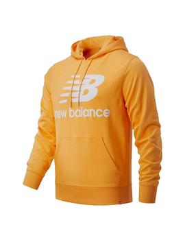 SUDADERA NEW BALANCE ESSENTIAL ST LOGO POHO AS AMARILLA