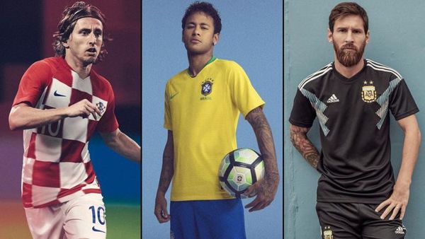 Conoce las 32 camisetas de las selecciones para el mundial rusia 2018